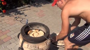 tandoor, Тандыр,тест драйв,готовим мясо свинины в тандыре, часть #2 (окончание)