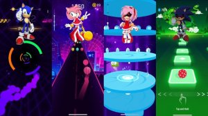 Sonic 2(Believer) x Amy Rose(SugarCrash Bemax) x Amy EXE(Bussin) x Sonic EXE(Badass)
