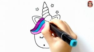 Как нарисовать ЕДИНОРОГА 0+. Как легко и просто рисовать.