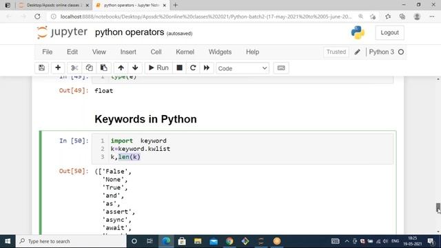 PYTHON-3(1) | OPERATORS IN PYTHON