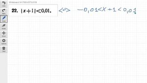 #22 Номер 22 из Демидовича | Неравенство с модулем