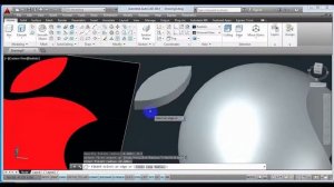 3D AutoCAD - How to draw apple In autocad