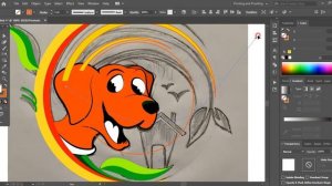 Logo Design From Rough Sketch in Adobe Illustrator cc - Graphic Island Tutorial