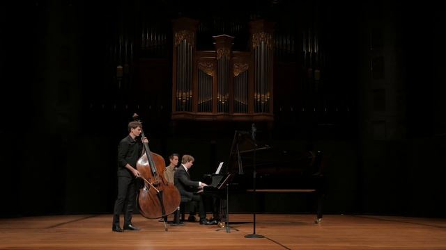 Hindemith - Sonata for Double bass and Piano, David and Erik Desimpelaere смотреть онлайн