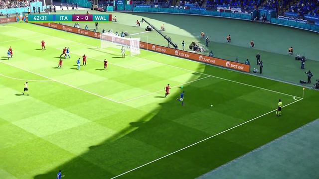 Italy - Wales | UEFA EURO 2020 | Full Match PES 2021