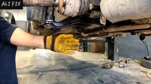 замена рычага и шаровой опоры - подшипника передней ступицы... Nissan Sunny 2003-2009