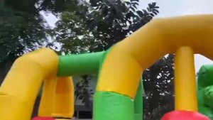 Надувной батут «Миньоны» 12*6*5,5