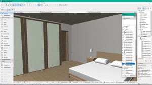 Демонстраций 3д проекта в Архикад для работы с натяжными потолками