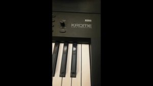 Problems with the Korg Krome 61 workstation