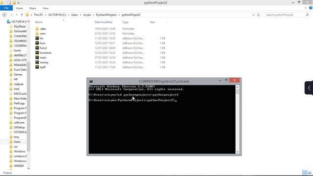 Using CMD to run python files смотреть онлайн