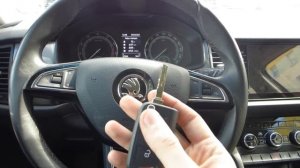 Шкода Кодиак изготовление дубликата чип ключа зажигания в Минске. Skoda Kodiaq Key Programming