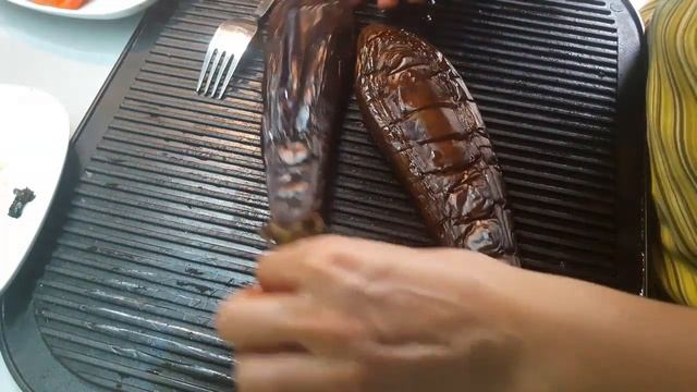 МЕЗЕ (ЗАКУСКА)  ИЗ БАКЛАЖАНОВ  / КАК ЗАПЕЧЬ БАКЛАЖАНЫ  С ДЫМКОМ / Салат из баклажанов ПП