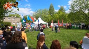 ВЛОГ: День Победы в  Парке Горького. г. Москва. 9 мая 2023 г.