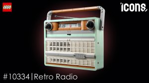 LEGO Icons - Retro Radio (Ретро радио) 10334
