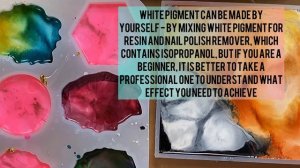 Заливка эпоксидной смолой в технике Петри Арт