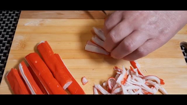 Салат из пекинской капусты с крабовыми палочками! смотреть онлайн