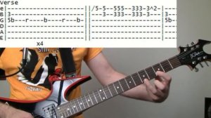 Korn Blind For 6 String Guitars - Guitar Chords Lesson & Tab Tutorial in Standard Tuning