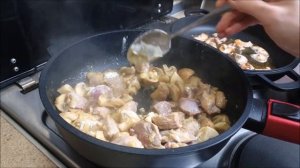 Фрикасе из Курицы с Грибами в Сливочном Соусе!