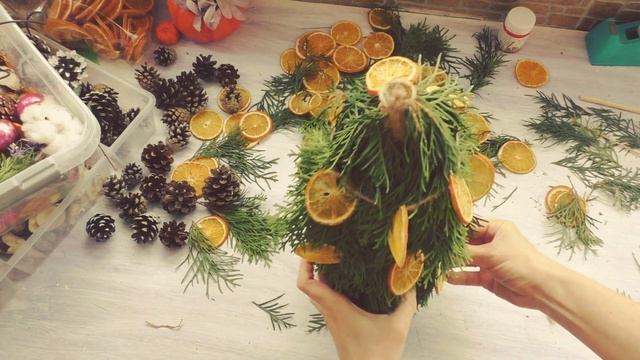 Christmas tree decor/Новогодний декор елочки/DIY