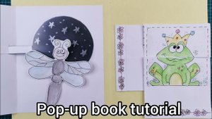 "Загадки". Pop-up book tutorial. Page 2.