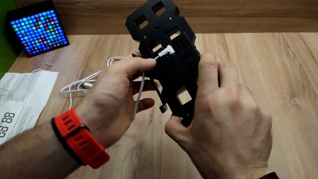 3D LED Digital Wall Clock EN8810 Review смотреть онлайн