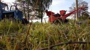 Мотоблок застрял Т 40 вытащил