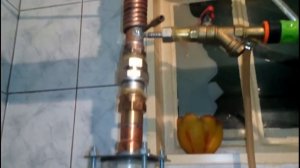 Обкатка самодельного диоптра и модернизированной бражной колонны.