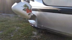 straighten dent выправить вмятины на бампере пластиковом