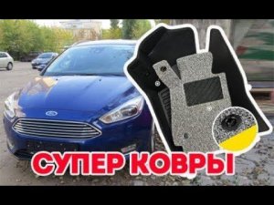 СУПЕР 3d коврики из экокожи в Форд Фокус.