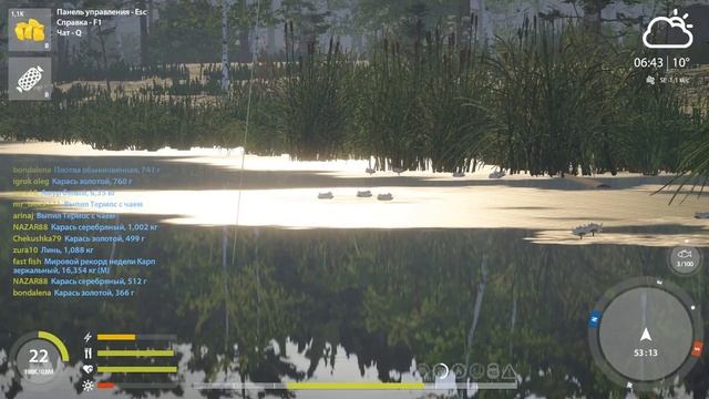 Ловля карпа и амура на Старом остроге смотреть онлайн