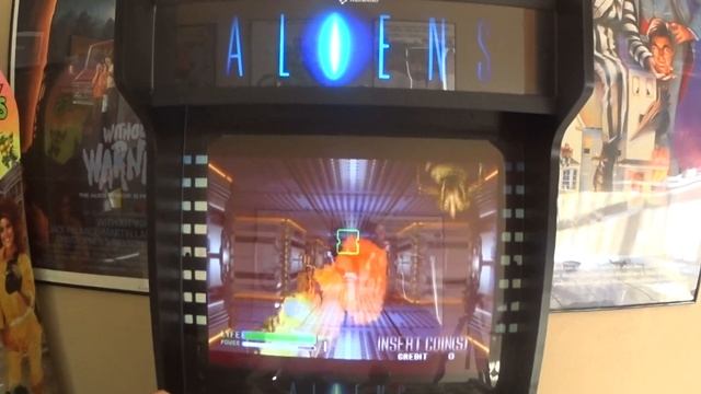 Arcade1up Modded Cab Konami Aliens Theme 19" Monitor смотреть онлайн