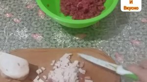 Сочная самса с рубленным мясом