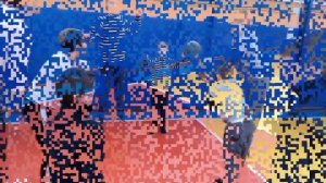 Фрагмент занятия по адаптивной физической культуре в 1 "б" классе (учащиеся с ТМНР).