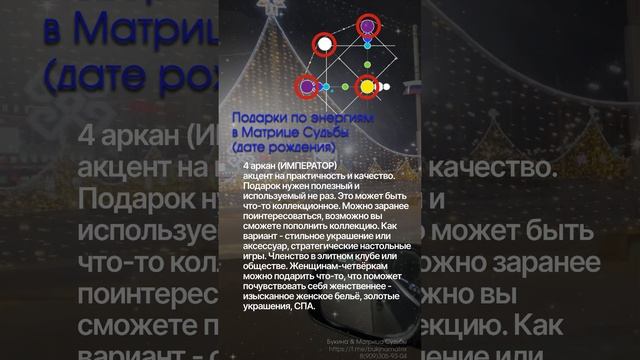 Подарки по энергиям в матрице судьбы