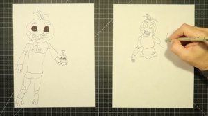 How to draw Toy Chica (FNaF)