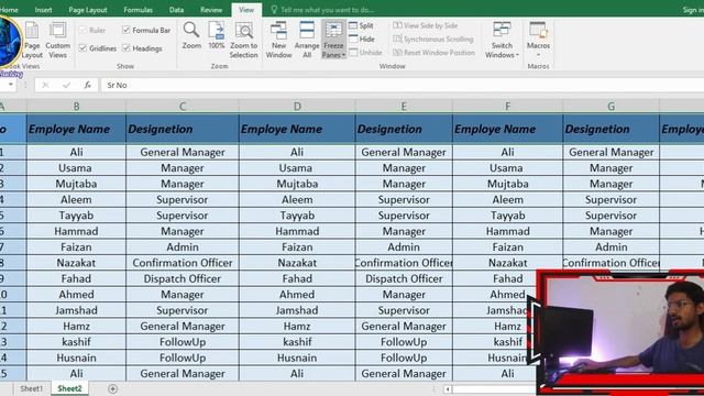 How to Freeze Multiple Row or Columns in excel | Freeze Panes смотреть онлайн