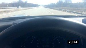 Infiniti FX37 разгон 0-100 и 0-160 (acceleration)