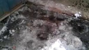 Как растопить лед у гаража