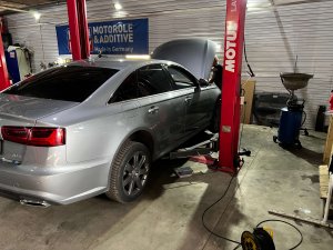 Замена масла в DSG Audi A6 S-tronic DL382