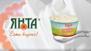 Творог зерненый в сливках "Байкальский"