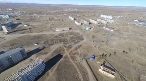 Полеты возле дома на квадрокоптере