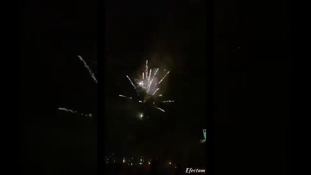 Capodanno 2019 timelapse fuochi d'artificio San Candido