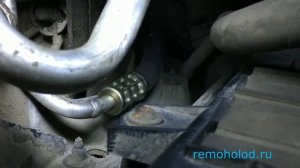 Фольксваген Пассат Б6, ремонт трубки кондиционера