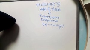 Как пишутся наши имена на корейский лад