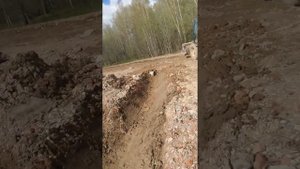 Работа с планировочным ковшом на jsb cx 4