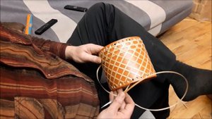 Плетение полотна с квадратиками