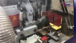 Четырехсторонний станок Beaver 623. Процесс калибровки обрезных досок на станке Бивер 623