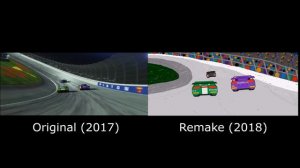 Cars 3 Crash Remake - Side By Side Comparison (Animation)