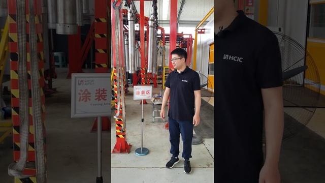 hydraulic cylinder coating line
