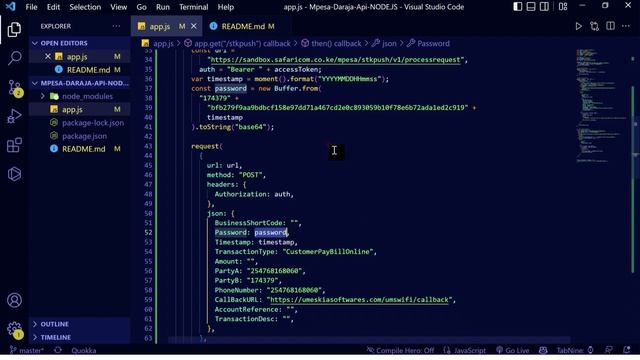 MPESA DARAJA API FULL COURSE WITH NODE.JS - STK PUSH